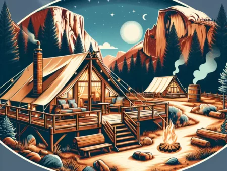 Akomodasi Berkonsep Glamping di Taman Nasional Yosemite