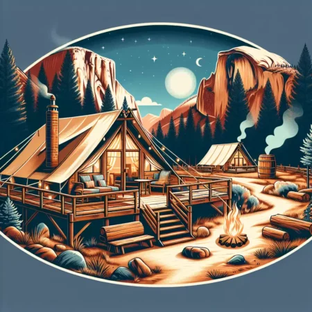 Akomodasi Berkonsep Glamping di Taman Nasional Yosemite