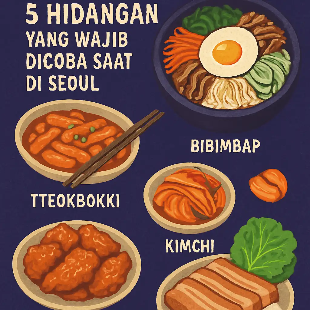 Cicipi Makanan Khas Korea Selatan: 5 Hidangan yang Wajib Dicoba Saat di Seoul